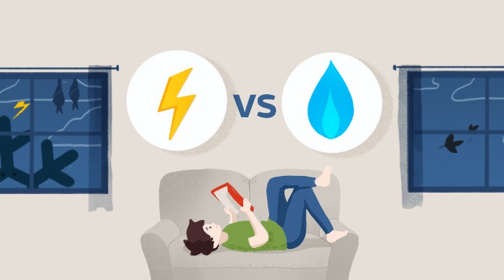 ¿Qué es mejor calefacción a gas o aire acondicionado con bomba de calor?