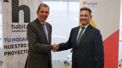 Habitat Inmobiliaria e Naturgy únense para levar o gas renovable aos fogares