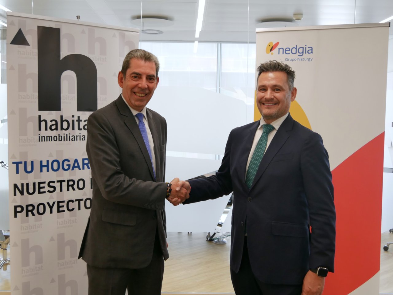 Habitat Inmobiliaria y Naturgy se unen para llevar el gas renovable a los hogares